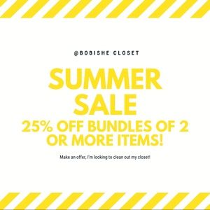 Summer sale!!!